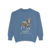 lancashire-heeler-sweatshirt-latin-blue-jean-1 Lancashire Heeler Latin Sweatshirt, Blue Jean, front view