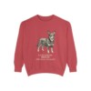 lancashire-heeler-sweatshirt-latin-crimson-1 Lancashire Heeler Latin Sweatshirt, Crimson, front view