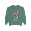 lancashire-heeler-sweatshirt-latin-light-green-1 Lancashire Heeler Latin Sweatshirt, Light Green, front view