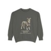 lancashire-heeler-sweatshirt-latin-pepper-1 Lancashire Heeler Latin Sweatshirt, Pepper, front view