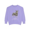 lancashire-heeler-sweatshirt-latin-violet-1 Lancashire Heeler Latin Sweatshirt, Violet, front view
