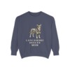 Lancashire Heeler Mom Sweatshirt, Denim, front view