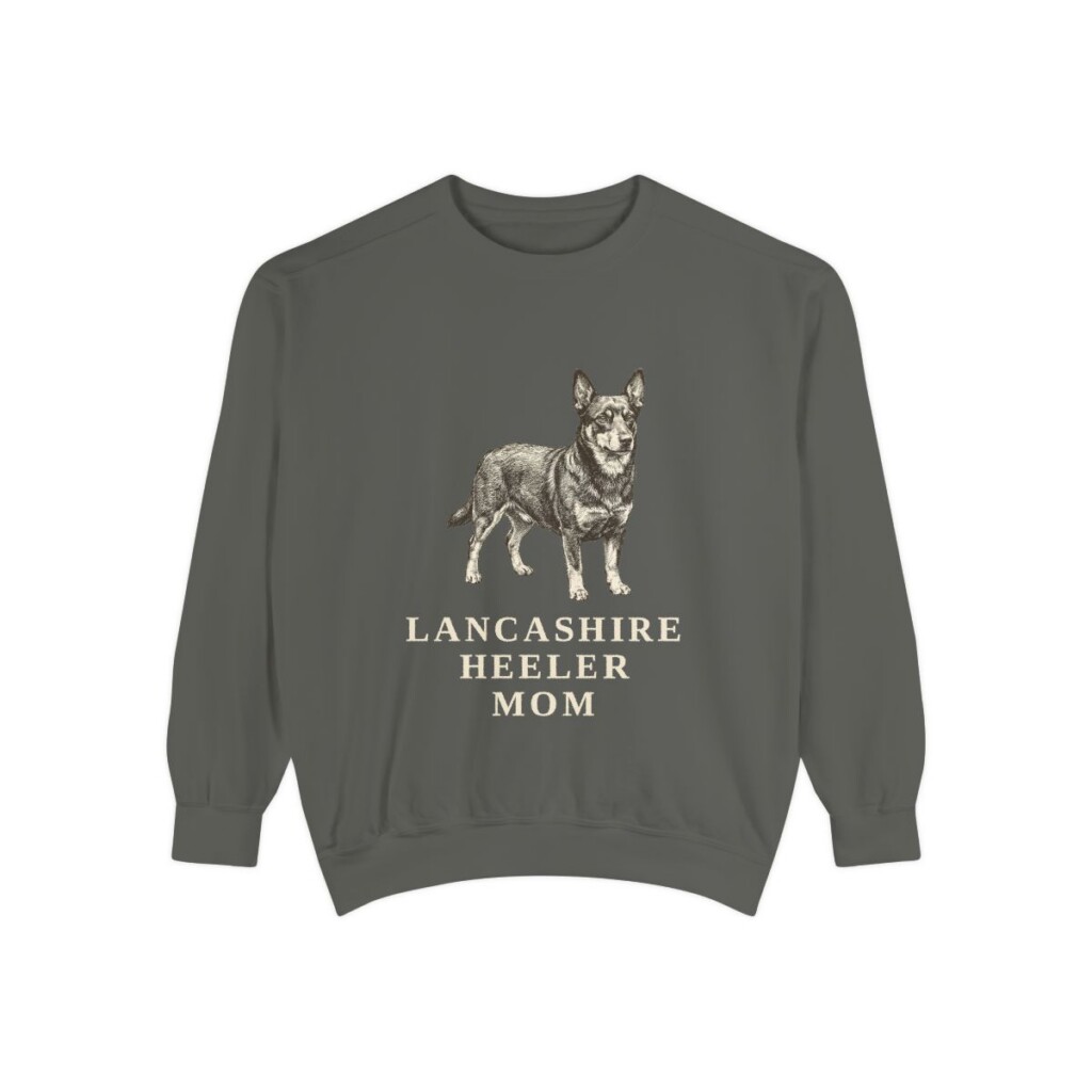Lancashire Heeler Mom Sweatshirt, Pepper, front view