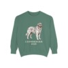 Leonberger Dad Sweatshirt, Light Green, front view