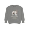 Leonberger Humor Sweatshirt, Grey, front view