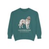 Leonberger Latin Sweatshirt, Blue Spruce, front view