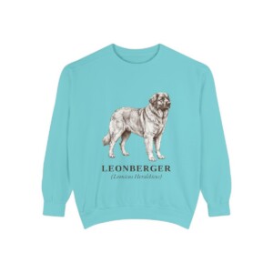 Leonberger Latin Sweatshirt, Chalky Mint, front view