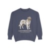 Leonberger Latin Sweatshirt, Denim, front view