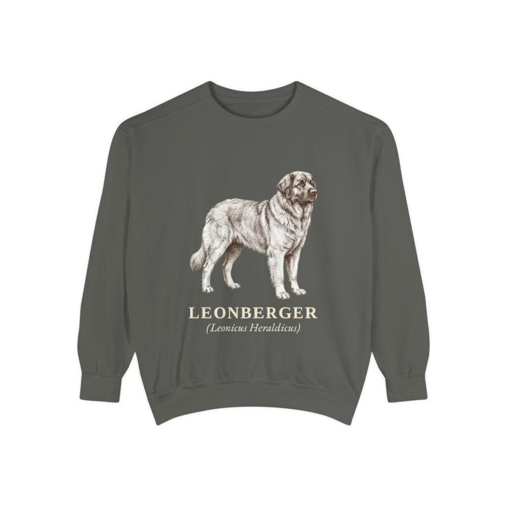 Leonberger Latin Sweatshirt, Pepper, front view