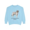 leonberger-sweatshirt-mom-chambray Leonberger Mom Sweatshirt, Chambray, front view