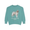 leonberger-sweatshirt-mom-seafoam Leonberger Mom Sweatshirt, Seafoam, front view