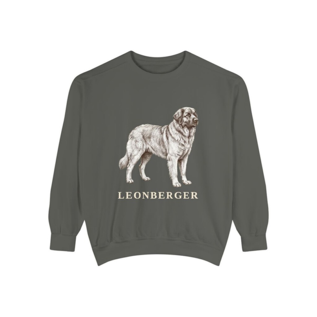 Leonberger Sweatshirt, Pepper, front view