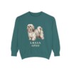 Lhasa Apso Sweatshirt, Blue Spruce, front view