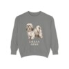 Lhasa Apso Sweatshirt, Grey, front view