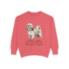 Lhasa Apso Humor Sweatshirt, Watermelon, front view
