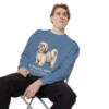 Lhasa Apso Latin Sweatshirt, Blue Jean, person 1 context