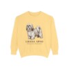 Lhasa Apso Latin Sweatshirt, Butter, front view
