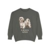 Lhasa Apso Sweatshirt, Pepper, front view