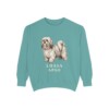 Lhasa Apso Sweatshirt, Seafoam, front view