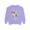 Lhasa Apso Sweatshirt, Violet, front view