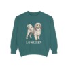Lowchen Sweatshirt, Blue Spruce, front view
