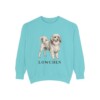 Lowchen Sweatshirt, Chalky Mint, front view