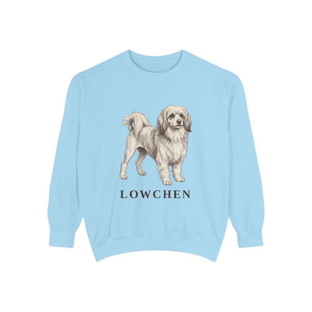 Lowchen Sweatshirt, Chambray, front view