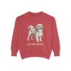 Lowchen Sweatshirt, Crimson, front view