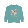 lowchen-sweatshirt-dad-seafoam Lowchen Dad Sweatshirt, Seafoam, front view