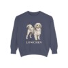 Lowchen Sweatshirt, Denim, front view