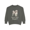 lowchen-sweatshirt-humor-pepper Lowchen Humor Sweatshirt, Pepper, front view