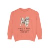 lowchen-sweatshirt-humor-terracotta Lowchen Humor Sweatshirt, Terracotta, front view