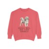 lowchen-sweatshirt-humor-watermelon Lowchen Humor Sweatshirt, Watermelon, front view