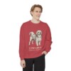Lowchen Latin Sweatshirt, Crimson, person 1 front