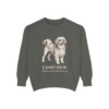 Lowchen Latin Sweatshirt, Pepper, front view