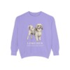 Lowchen Latin Sweatshirt, Violet, front view