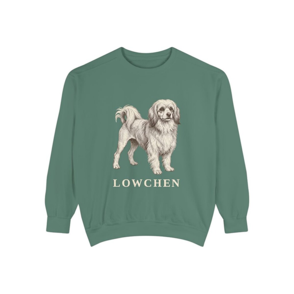 Lowchen Sweatshirt, Light Green, front view