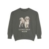 Lowchen Mom Sweatshirt, Pepper, front view