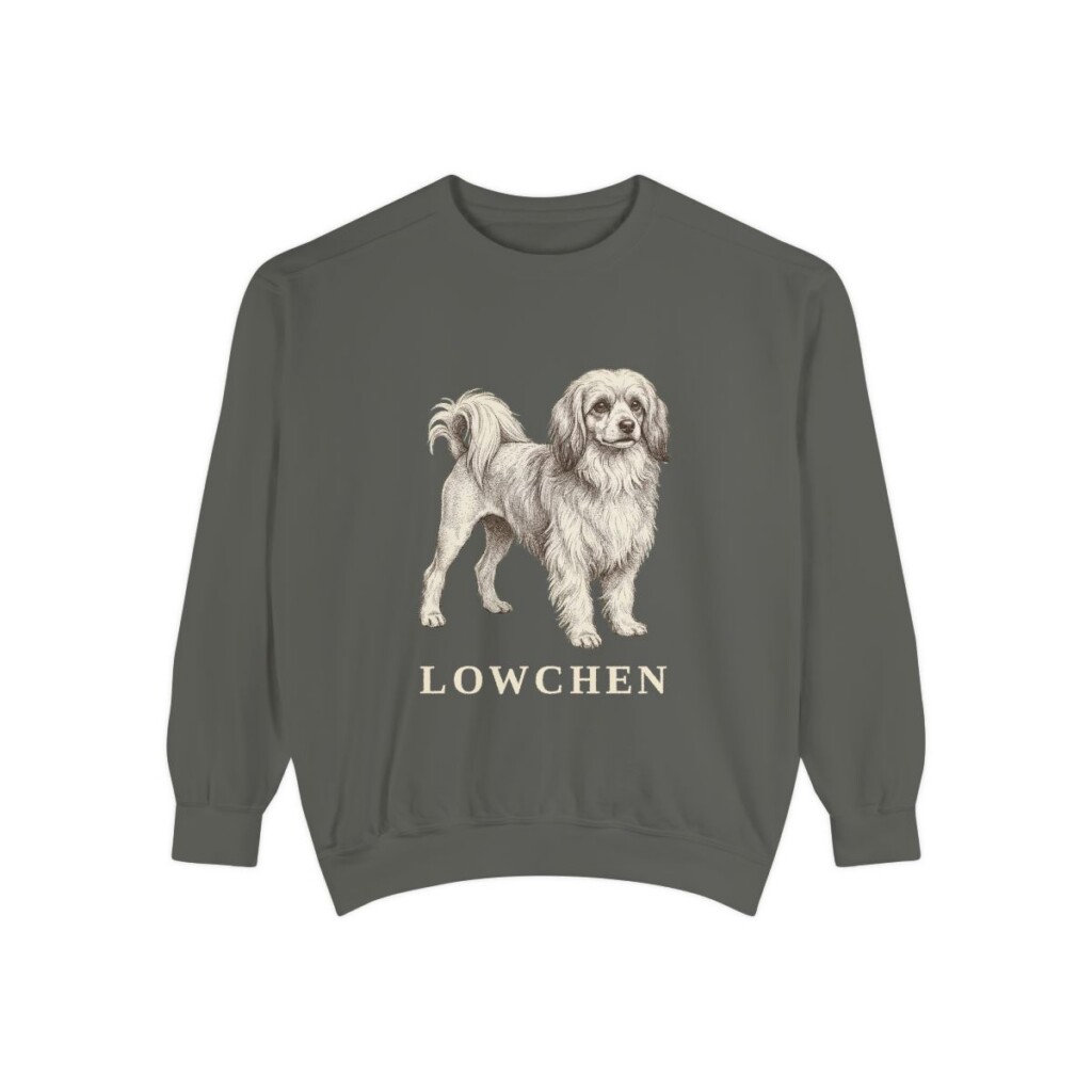 Lowchen Sweatshirt, Pepper, front view