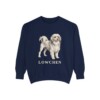 Lowchen Sweatshirt, True Navy, front view