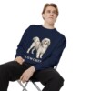 Lowchen Sweatshirt, True Navy, person 1 context