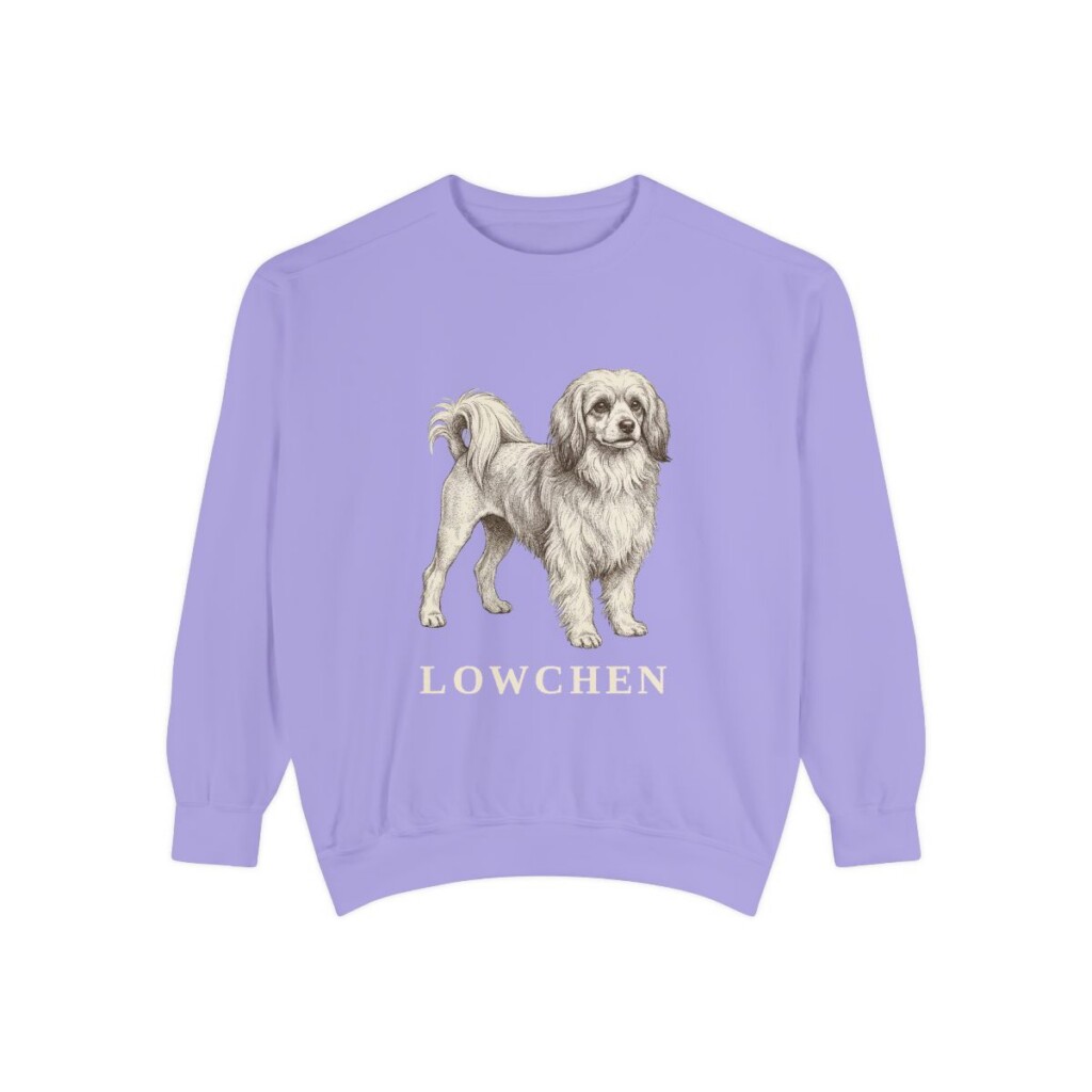 Lowchen Sweatshirt, Violet, front view