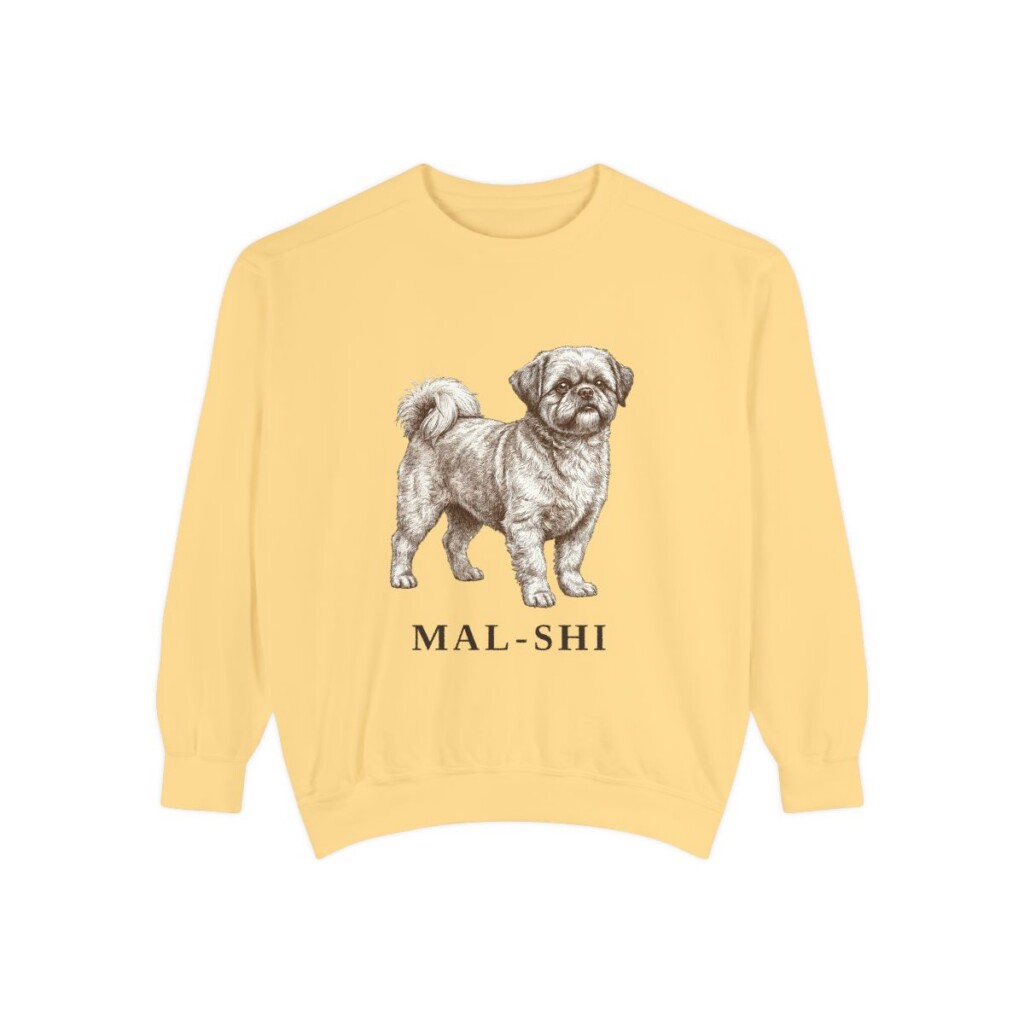 Mal-Shi Sweatshirt, Butter, front view