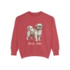 Mal-Shi Sweatshirt, Crimson, front view