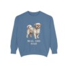mal-shi-sweatshirt-dad-blue-jean Mal-Shi Dad Sweatshirt, Blue Jean, front view