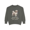 Mal-Shi Humor Sweatshirt, Pepper, front view