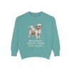 Mal-Shi Humor Sweatshirt, Seafoam, front view