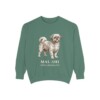Mal-Shi Latin Sweatshirt, Light Green, front view