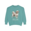 Mal-Shi Latin Sweatshirt, Seafoam, front view