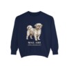 Mal-Shi Latin Sweatshirt, True Navy, front view